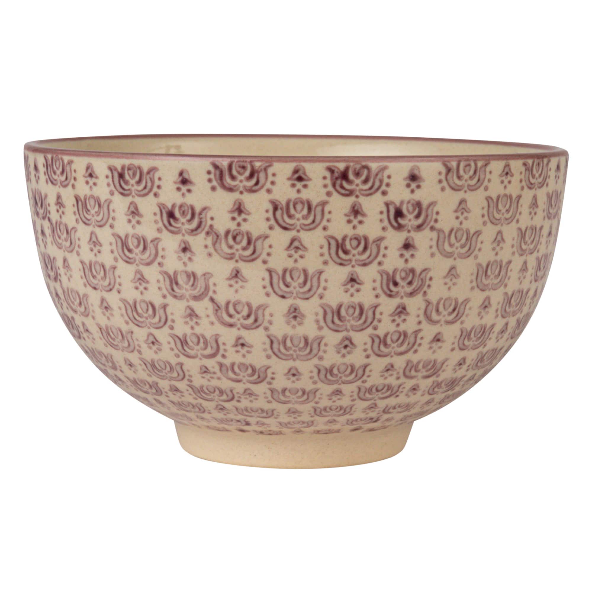 Hello Honey® 4.5" Floral Mosaic Stoneware Bowl Set